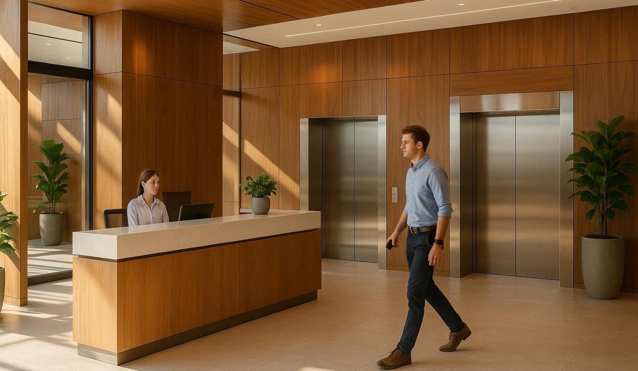 Wykończenia biurowe i komercyjne z efektem WOW! Sprawdź modne okładziny ścienne, które odmienią każde wnętrze biura lub lokalu usługowego.