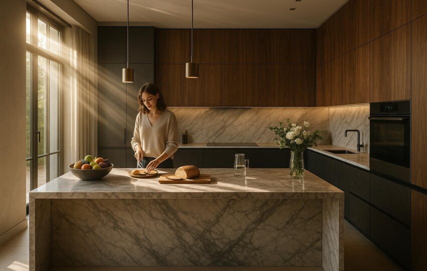 Modna kolorystyka kuchni w nadchodzącym roku 2026 to odważne barwy i eleganckie odcienie, które całkowicie odmienią wygląd nowoczesnej kuchni.